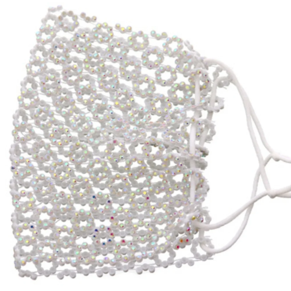 Rhinestone Fashion Face Mask